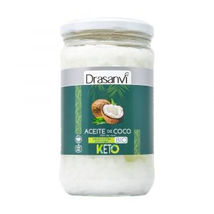 Drasanvi - Huile de coco vierge céto biologique 500 ml de huile