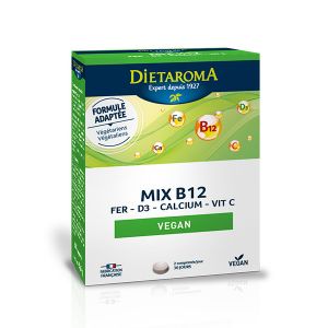 Dietaroma - Mix B12 avec Vitamine D3 x60 comprimés