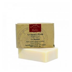 Comptoir Des Huiles - Savon solide à froid Le Baobab 100g - Comptoir des Huiles