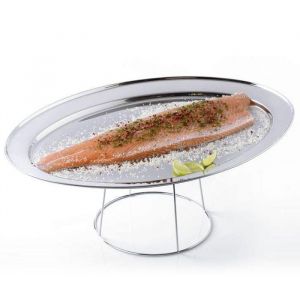 Chevalier Diffusion - Plateau de fruits de mer &Oslash; 36 cm et son support inox