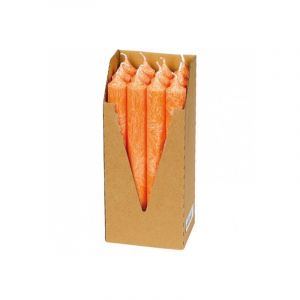 Eubiona - Bougie v&eacute;g&eacute;tale orange Eubiona - 12 unit&eacute;s