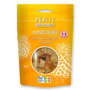 Pépite - Ananas séchés du Rwanda bio 100g