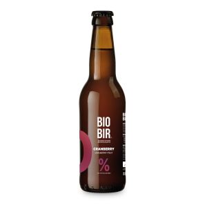 Biobir - Bière blanche cranberry sans alcool bio 33cl