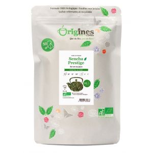 Origines Tea And Coffee - Th&eacute; Vert Bio Sencha Prestige - Japon - Infusettes x50