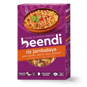 Beendi - Riz pois cassés épices cajun piment bio 250g