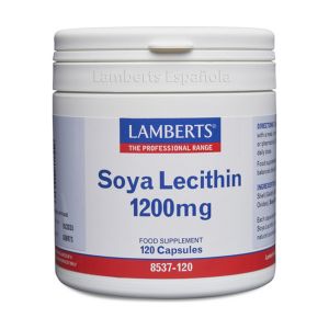 Lamberts - L&eacute;cithine de soja 120 capsules de 1200mg