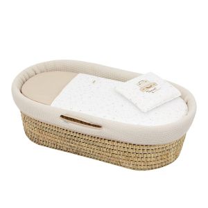 Cambrass - Couffin pour bébé Matelassé Sky Beige 39x80x25 cm
