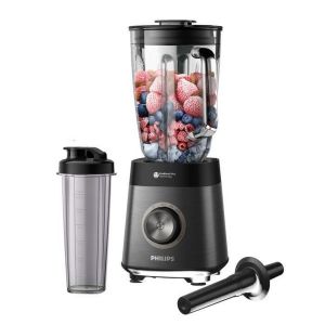 Philips - Blender HR3041/00 - Bol 2 L - gourde incluse - lames amovibles -