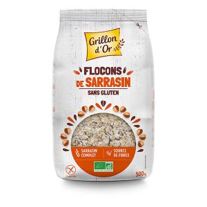Grillon D'or - Flocons de sarrasin sans gluten bio 500g