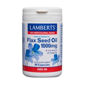 Lamberts - Huile de graines de lin 90 capsules de 1000mg