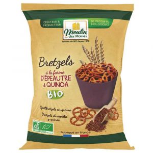 Moulin Des Moines - Bretzels d'épeautre et quinoa bio 150g