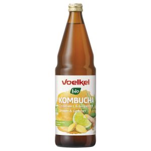 Voelkel - Kombucha citron vert et gingembre 75cl