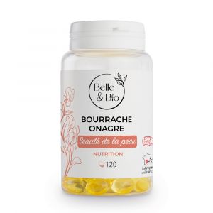 Belle & Bio - Bourrache Onagre - 120 Capsules - Certifié par Ecocert