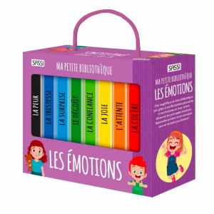 Sassi Junior - Lot de 8 livres Ma petite bibliothèque, Les émotions