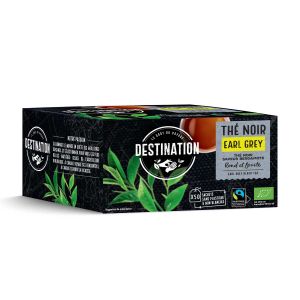 Destination - Thé noir earl grey bio infusettes x50