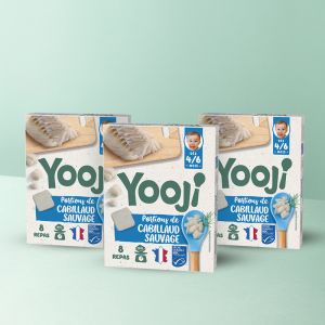 Yooji - x3 : Haché Cabillaud MSC - Dès 4/6M - 24 repas