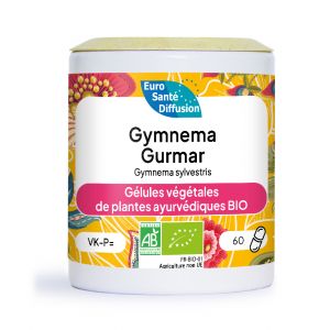 Euro Santé Diffusion - Gurmar (Gymnéma sylvestre) Plantes Ayurvédiques - 60 gélules