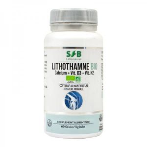 Laboratoires Sfb - Lithothamne calcium D3 K2 bio 60 gélules