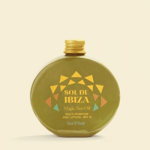 Sol De Ibiza - Visage & Corps Protection solaire minéral naturel Sun Oil SPF15