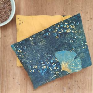 Husly Zafu - Bouillotte aux graines de lin bio Ginkgo