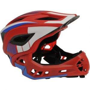 Kiddimoto - Casque vélo intégral rouge S