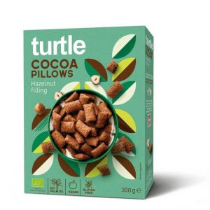 Turtle - 12 x Coussins au Cacao avec coeur de noisette