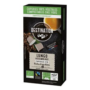 Destination - Lungo assemblage Capsules x10