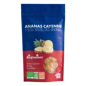 Biofruisec / Biofrui - Ananas Cayenne du Togo séché équitable bio 100g