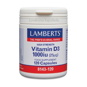 Lamberts - Vitamine D3 1000 UI 120 capsules