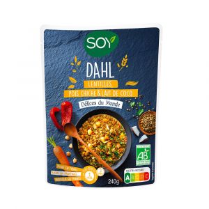 Soy - Dahl de lentilles et pois chiches 240g