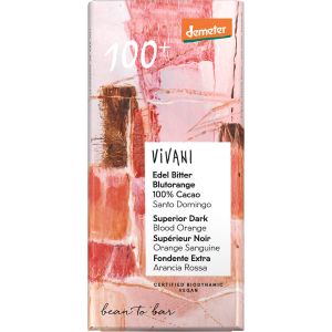 Vivani - Tablette chocolat noir 100% fleur d'oranger bio 90g
