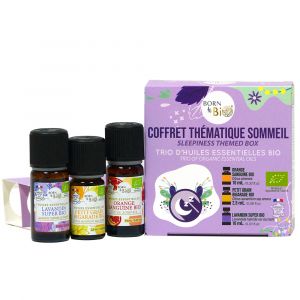 Born To Bio - Coffret Th&eacute;matique Sommeil Trio dHuiles Essentielles Bio