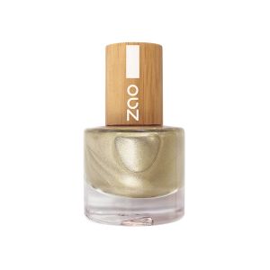 Zao Makeup - Vernis à ongles biosourcé Doré ZAO