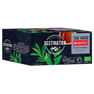Destination - Th&eacute; noir breakfast bio 50 sachets