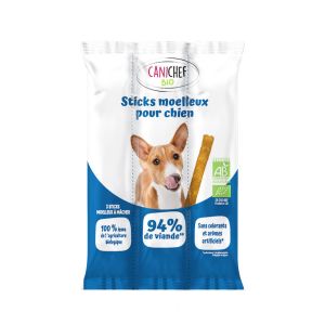 Canichef - Stick à macher pour chien bio 3x11g