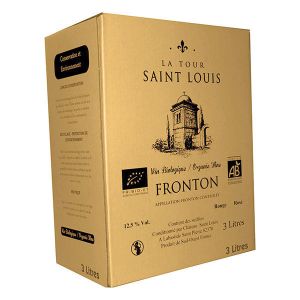 Domaine De Saint Louis - Vin rouge AOP Fronton bio 13° Domaine de Saint-Louis bio 3L