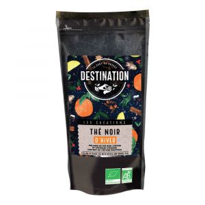 Destination - Thé noir d'hiver épices, écorces d'orange bio 100g