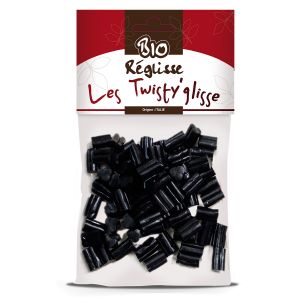 Bio Réglisse - Bonbons réglisse Twisty'glisse 100g