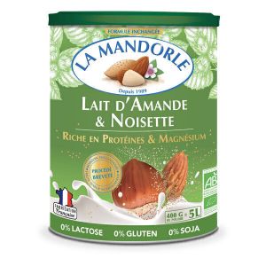 La Mandorle - Lait d'amande et noisette Protéines et magnésium 400g