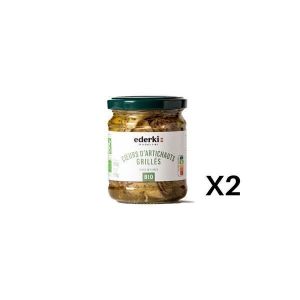 Ederki - Artichauts grillés à l'huile bio 190g - lot de 2