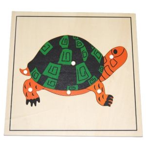 Ambiance Montessori - Puzzle de la tortue