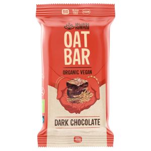 Iswari - Barre avoine chocolat noir sans gluten bio 40g