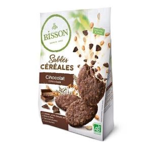 Bisson - Sablés céréales au chocolat bio 200g