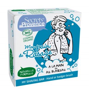 Secrets De Provence - Pain à raser homme - au Beurre de Karité bio 90g