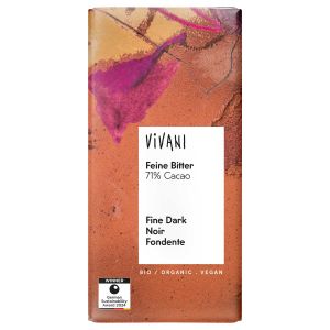Vivani - Tablette chocolat noir 71% bio 80g