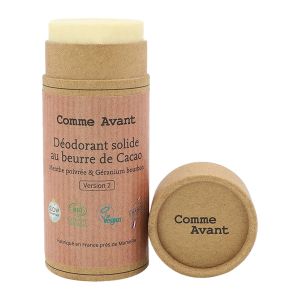 Comme Avant - Déodorant solide menthe poivrée géranium bio 60g