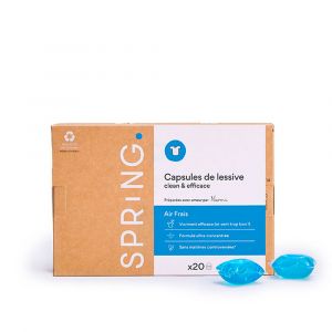 Spring - Capsules de lessive air frais x20
