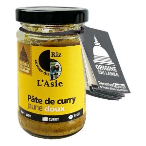 Autour Du Riz - Pâte de curry jaune doux bio 100g