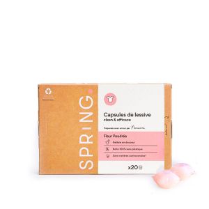 Spring - Capsules de lessive Fleur Poudrée x20