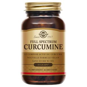 Solgar - Full Spectrum Curcumine - Antioxydants - 30 capsules